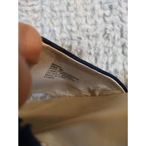 Kenneth Cole Suede Sandals Blue Sz 8 Boho Summer Espadrille - Picture 9 of 9